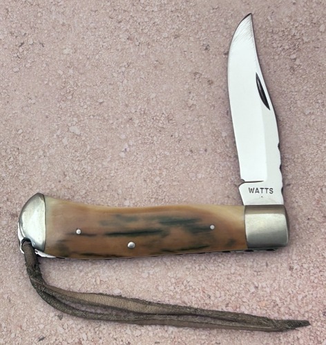 Wally Watts Handmade Mammoth Slipjoint