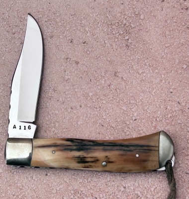 Wally Watts Handmade Mammoth Slipjoint - 2