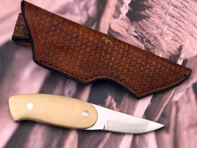 Glenn Marshall Mason TX Micarta Small Skinner - 2