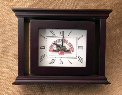 2004 Case Collector Club Clock with Green Bone Gunstock