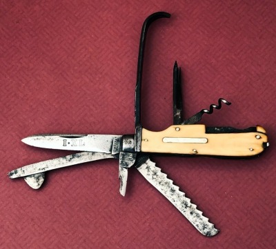 I*XL Ivory Farriers Knife-c.1860's