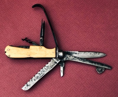 I*XL Ivory Farriers Knife-c.1860's - 2