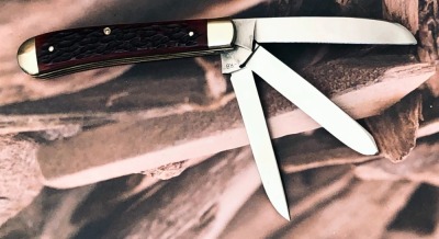 Eye Brand Red Bone Three Blade Trapper - 2
