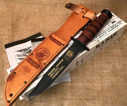 Ka-Bar USMC Fighting Knife Vietnam Wall Knife