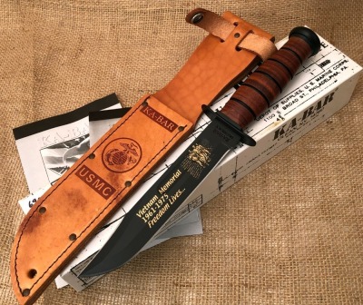 Ka-Bar USMC Fighting Knife Vietnam Wall Knife