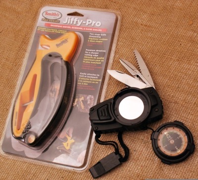 Jiffy Pro Sharpener, Schrade Navi tool & 1925 Von Lengerke & Detmold Inc Catalog
