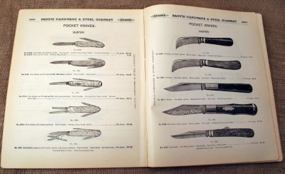 200 Pages from Stiletto Cutlery Co Catalog and a J. Curley & Brother I*XL Catalog - 2