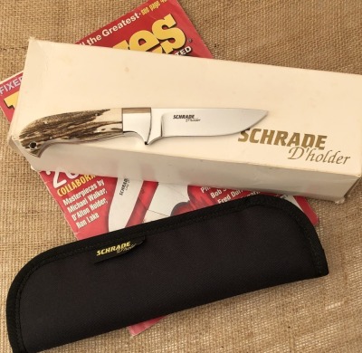 Schrade USA D'holder SDH1 Drop Point Hunter