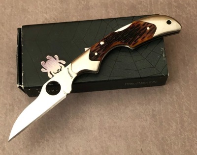 Spyderco Kiwi Bone Handle