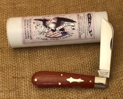 Great Eastern Cutlery 9331254 Natural Linen Micarta Ram foot Jack