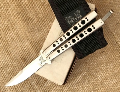 Benchmade Weehawk Bali-Song Butterfly Knife