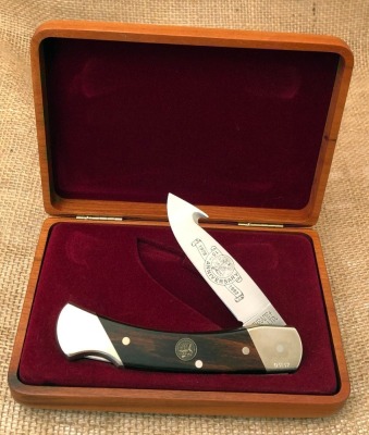Schrade USA 15th Anniversary of North American Hunting Club Wood Lockback