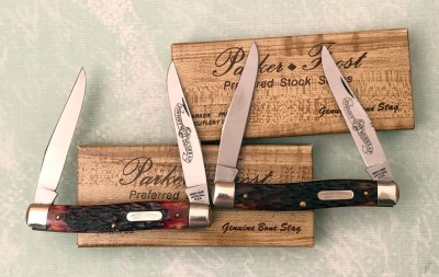 Pair of Parker Frost Bone Muskrats