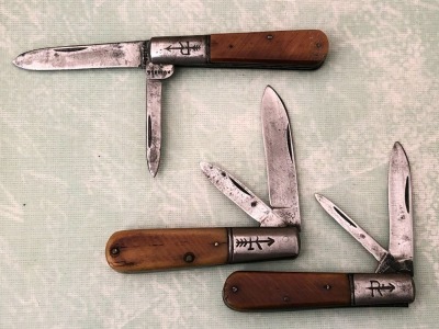3 Vintage Russell Bone Barlow's