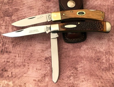 DU Schrade USA & Kabar Old Timers Trapper