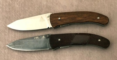 Pair of Lone Wolf Knives Locking Liners