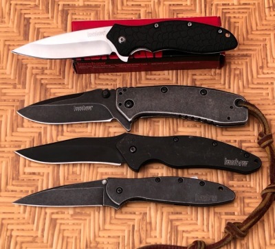 Four Kershaw Metal Locking Liners