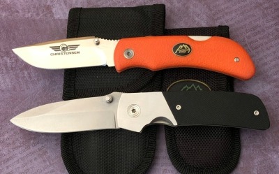 Outdoor Edge and an Unmarked Locking Liner