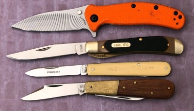 Kershaw, Schrade, Ka-Bar and John Fenton knives