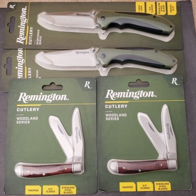 Four Remington Clampacked