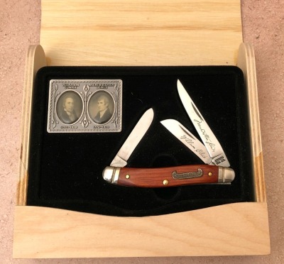 Schrade USA Lewis & Clark Expedition 200th Anniversary Commemorative Wood Stockman