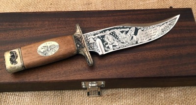 Aurum Etching Wood "Right to Keep and Bear Arms" and "Monarch of the Plains"