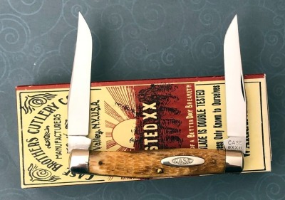 Case Classics Antique Green Bone 620093 Muskrat 1995