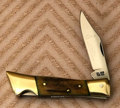 Colonel Coon Stag Lockback