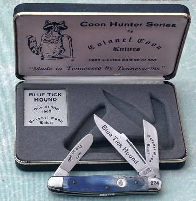 Colonel Coon Blue Tick Hound Blue Bone Stockman