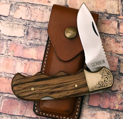 Gerber Wood Lockback