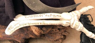 Daniel Winkler Forged "Charon" Fantasy Sickle - 3