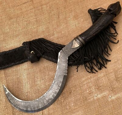 Daniel Winkler Forged "Charon" Fantasy Sickle - 6
