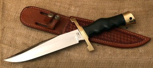 Gil Hibben Silver Dollar City Micarta Bowie