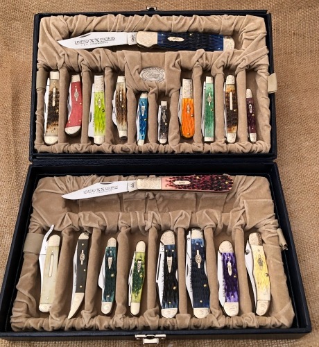Case Limited XX Edition Series I Commemorative 20 Knife Set
