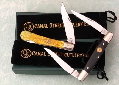 Pair of Canal Street: Muskrat and Pinched Lockback