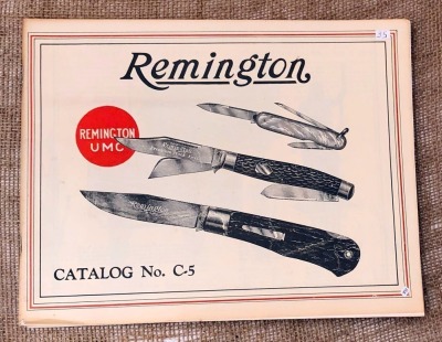 Reproduction of a Remington Arms Co Pocket Knife Catalog