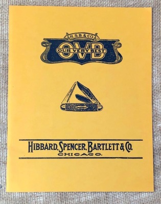 Hibbard Spencer Bartlett & Co OBV Reproduction of Cutlery Pages From the 1933 Catalog
