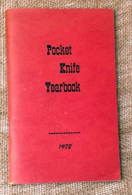 1972 Pocket Knife Yearbook