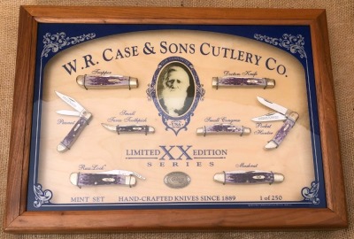Case Limited XX Edition Series 2003 Purple Bone Mint Set