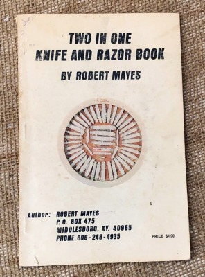Two in One Knife and Razor Book