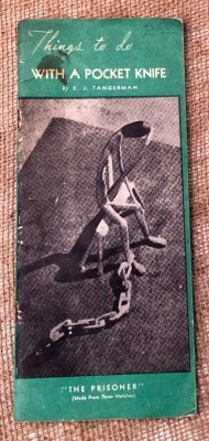 Remington 1934 Whittling Guide "Things to do with a Pocket Knife"
