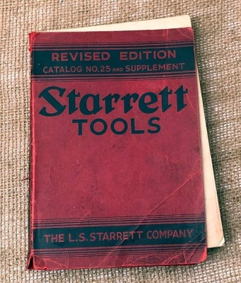 Vintage 1935 Starrett Tools Catalog