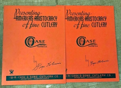 Two Books: Both Presenting America's Aristocracy of Fine Cutlery CASE