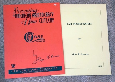 Two Books: One Presenting America's Aristocracy of Fine Cutlery CASE and Case Pocket Knives