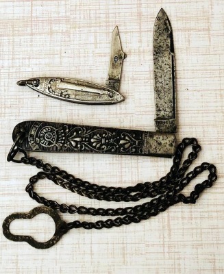 Two German Made Metal Handle Knives