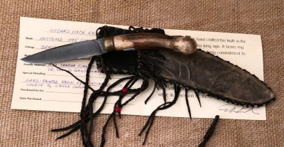 Daniel Winkler Forged Wizard Neck Knife