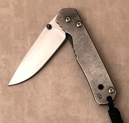 Chris Reeves Stone Washed Titanium Frame Lock