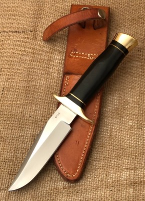 G.W. Stone Black Micarta Fighter
