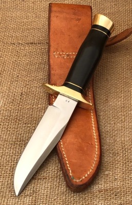 G.W. Stone Black Micarta Fighter - 2