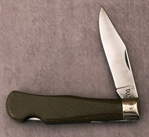 David Yellowhorse Stone handled Lockback